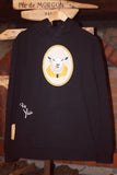 Sweat à capuche / Hoodie Noir Brodé Mouton Insolent