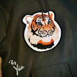 Sweat à capuche / Hoodie Vert brodé Tigre